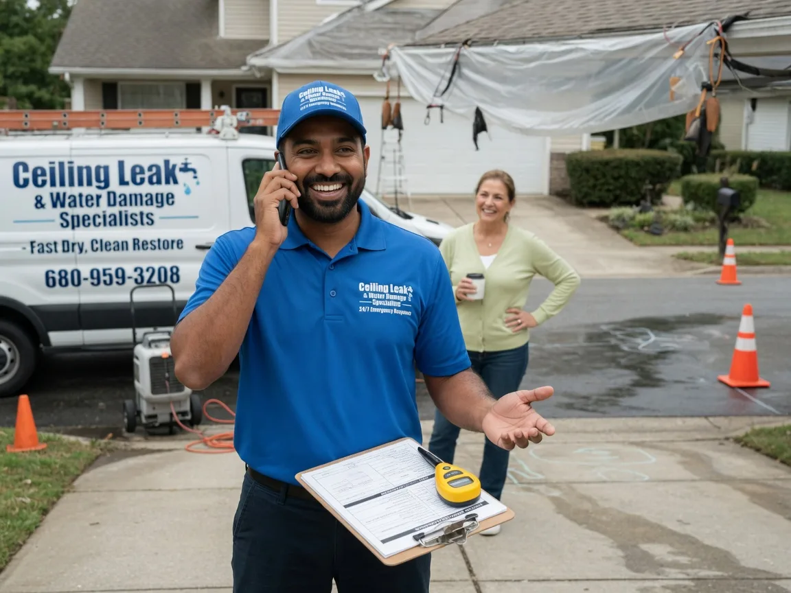 Ceiling Leak Cleanup Narka, KS FAQs
